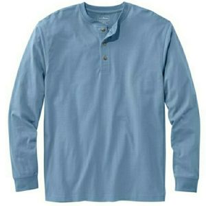 L.L.Bean Men's Large Long Sleeve Henley